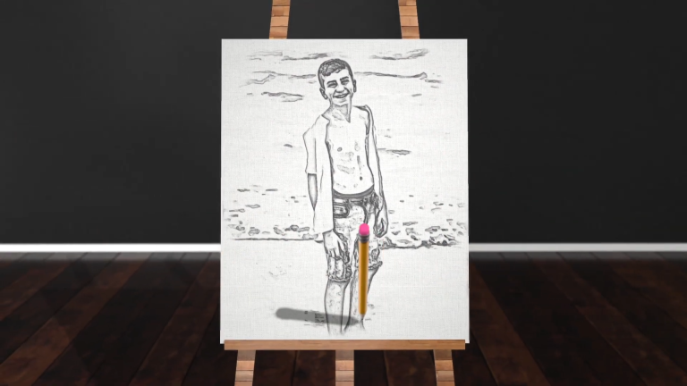 Bar Mitzvah Sketch and Paint